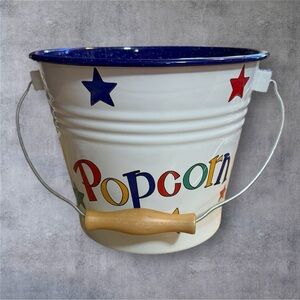 Vintage Gooseberry Patch 2001 Enamel Ware Popcorn Bucket